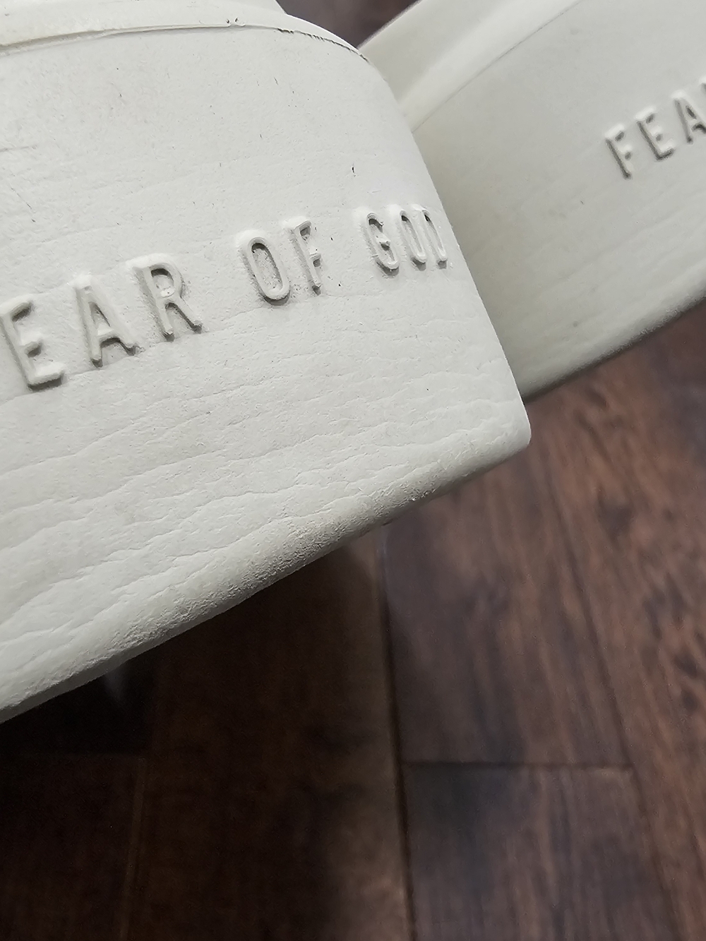 Fear of God Cream 'The California' Slip-On Clog Shoes - Picture 8 of 11